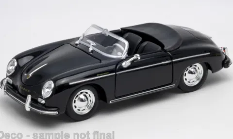 Porsche 356 A Speedster, schwarz, 1:24, Welly
