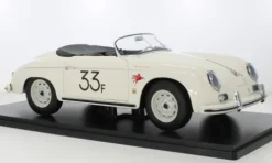 Porsche 356 A Speedster, weiss, 1955, No.33 James, 1:12, KK Scale
