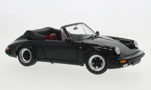 Porsche 911 Carrera 3.2 Cabriolet, schwarz, 1983, 1:18, Minichamps