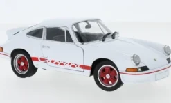Porsche 911 Carrera RS 2.7, weiss/rot, 1973, 1:24, Welly