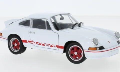 Porsche 911 Carrera RS 2.7, weiss/rot, 1973, 1:24, Welly