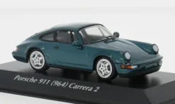 Porsche 911 (993) Carrera, türkis, 1992, 1:43, Maxichamps
