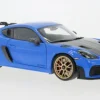 Porsche Cayman GT4 RS, blau, 2024, 1:18, Minichamps