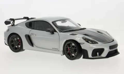 Porsche Cayman GT4 RS, silber, 2024, 1:18, Minichamps