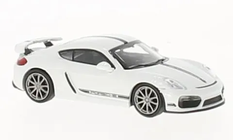 Porsche Cayman GT4, weiss, 2016, 1:87, Minichamps