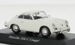 Porsche 356C, weiss, 1963, 1:43, Maxichamps
