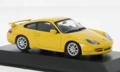Porsche 911 GT3, gelb, 1999, 1:43, Minichamps