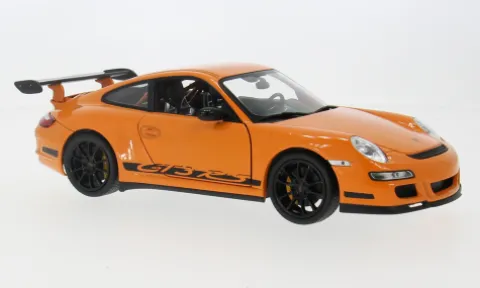 Porsche 911 GT3 RS (997), orange/Dekor, 1:18, Welly