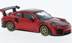 Porsche 911 GT2 RS, rot/schwarz, 1:43, Bburago