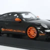 Porsche 911 (997) GT3 RS, schwarz/orange, 2007, 1:18, Minichamps