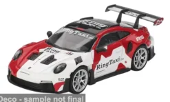 Porsche 911 (992) GT3 RS, weiss/rot, 2025, 1:64, Mini GT