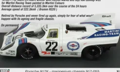 Porsche 917K, 24h Le Mans, 1971, Martini Racing Team, Martini, #22, H.Marko/G.van Lennep, 1:43, Brumm