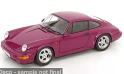 Porsche 911 (964) RS, dunkelrosa, 1992, 1:12, KK Scale