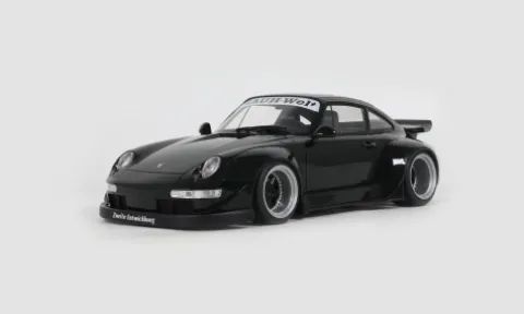 Porsche RWB, schwarz, 2012, 1:18, GT Spirit