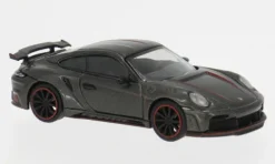 Porsche 992 Stinger GTR, carbon/rot, 1:64, Pop Race