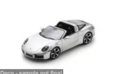 Porsche 911 (992) Targa 4S, silber, 1:43, Spark
