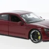 Porsche Taycan Turbo S, dunkelrot, 1:24, Welly