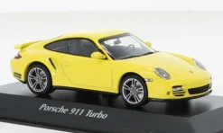 Porsche 911 (997) Turbo, gelb, 2009, 1:43, Maxichamps