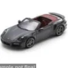 Porsche 911 (992) Turbo S Cabriolet, anthrazit, 1:43, Spark
