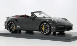 Porsche 911 (992) Turbo S Cabriolet, grau, 2022, 1:18, Schuco