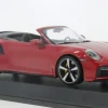 Porsche 911 (992) Turbo S Cabriolet, rot, 2020, 1:18, Minichamps
