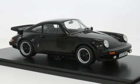 Porsche 911 (930) Turbo 3.3, schwarz, 1977, 1:18, KK Scale