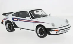 Porsche 911 Turbo 3.3, weiss/Dekor, 1980, 1:18, Norev
