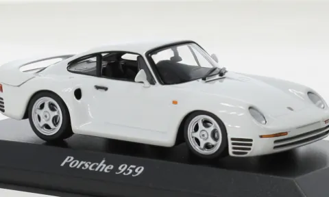 Porsche 959, weiss, 1987, 1:43, Maxichamps
