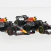 Red Bull 2er Set: RB19, Formel 1, GP Austin, 2023, Oracle Red Bull Racing, Red Bull, #1, M.Verstappen, 1:43, Minichamps