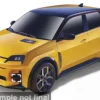 Renault 5 E-Tech, gelb, 1:24, Bburago