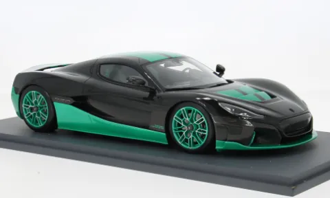 Rimac Nevera Time Attack, schwarz/grün, 2023, 1:18, Schuco