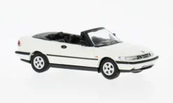 Saab 900 Turbo 16S (Aero) Cabriolet, weiss, 1987, 1:87, Minichamps
