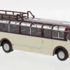 Saurer 5 GVF-U, dunkelrot/beige, 1951, 1:87, Brekina Starline