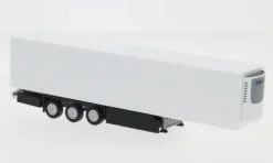Schmitz E-Trailer Kühlkofferauflieger 3-achs, weiss, 1:87, Herpa