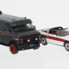 Set Vandura, schwarz/rot, 1983, 1:87, Brekina