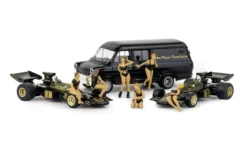Set Lotus JPS, Formel 1, GP Nürburgring, 1974, JPS, R.Peterson/J.Ickx, 1:87, Brekina