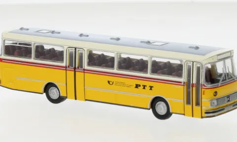 Setra S 140 ES, 1975, PTT (CH), 1:87, Brekina
