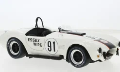 Shelby Cobra 427 S/C, weiss/dunkelblau, Essex Wire, 1:18, Kyosho
