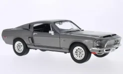 Shelby GT-500KR, grau/schwarz, 1968, 1:18, Lucky Die Cast