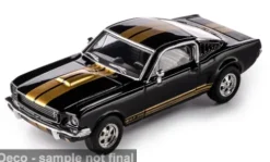 Shelby GT350, schwarz/gold, 1965, 1:64, Majorette