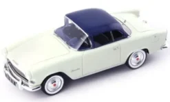 Simca Aronde Plein Ciel, weiss/dunkelblau, 1957, 1:43, AutoCult