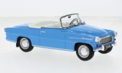 Skoda Felicia Cabrio, hellblau, 1959, 1:24, WhiteBox