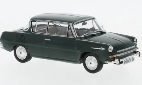 Skoda 1100MBX, dunkelgrün, 1969, 1:43, Abrex