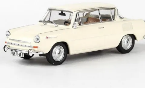 Skoda 1100MBX, hellbeige, 1969, 1:43, Abrex