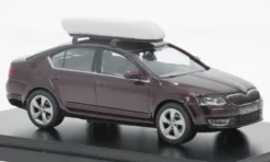 Skoda Octavia IV FL, braun, 2024, 1:43, Abrex