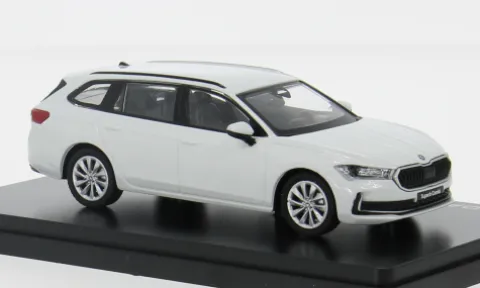 Skoda Superb IV, weiss, 2023, 1:43, Abrex