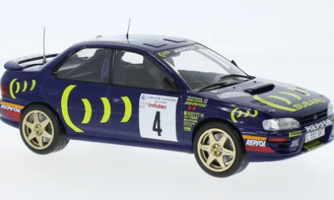 Subaru Impreza 555, Rallye WM, Tour de Corse, 1995, #4, C.McRae/D.Ringer, 1:24, IXO