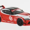 Toyota GR Supra, rot/weiss, 2025, 1:64, Mini GT