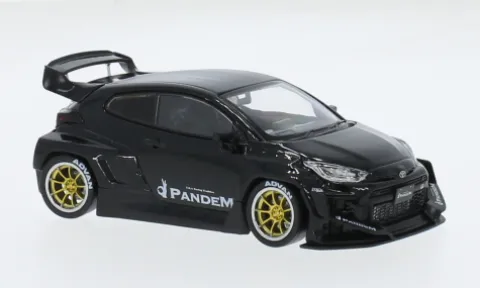 Toyota GR Yaris Pandem, schwarz, 1:43, IXO
