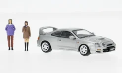 Toyota GT Four-ID with Figures, silber, 1:64, BM Creations